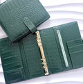 A5 Croco | grün gold