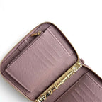 A7 Zip | viele Farben | Saffiano Leder | goldene Ringe