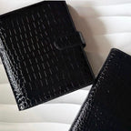 A5 Croco | schwarz gold