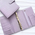 A5 Croco | flieder gold