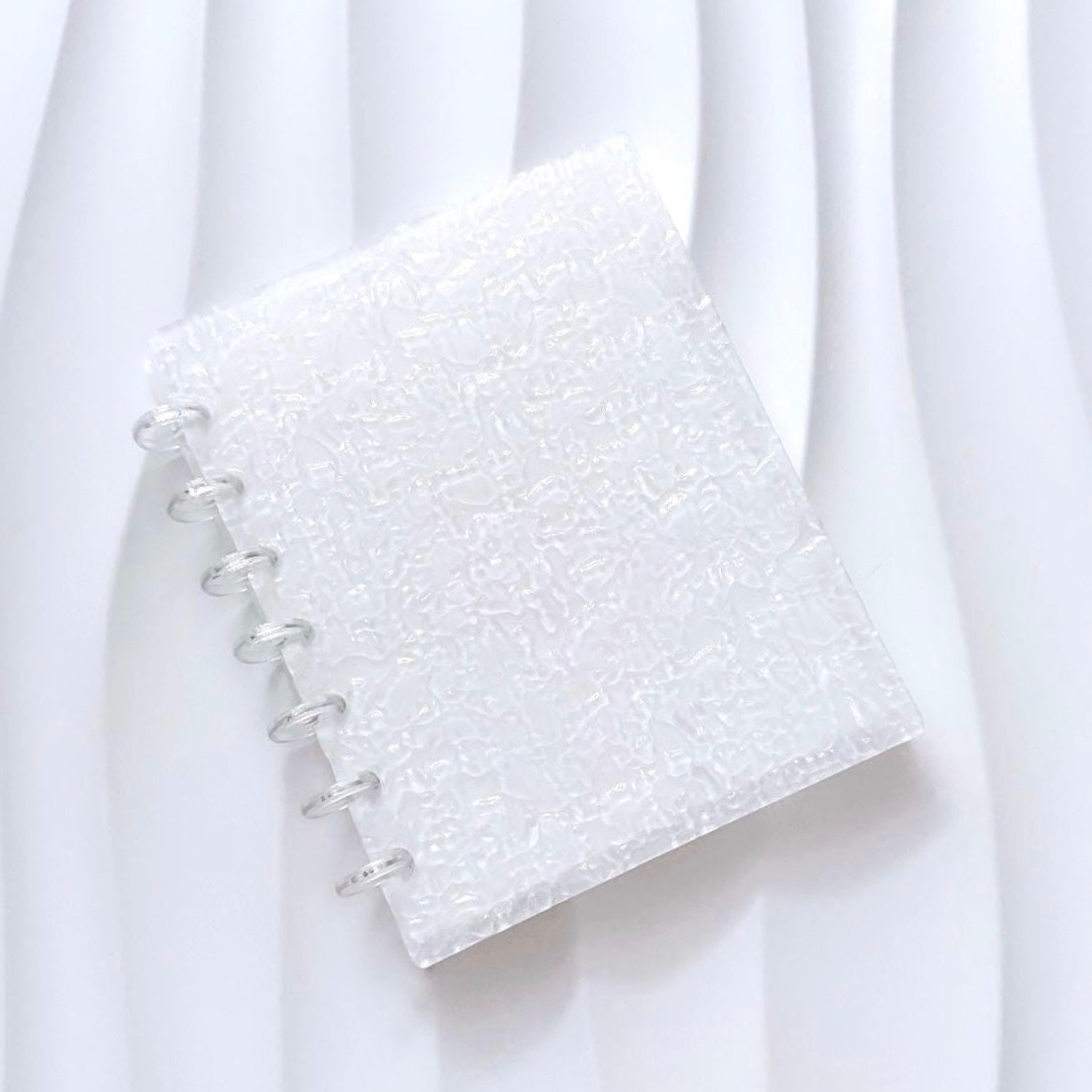 Acryl Hardcover Muster wellig Ringbuch mit Hüllen