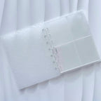 Acryl Hardcover Muster wellig Ringbuch mit Hüllen