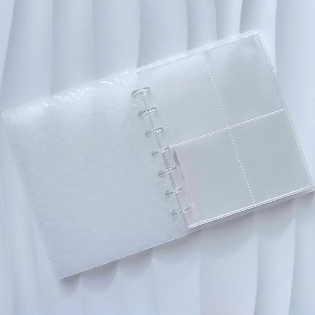 Acryl Hardcover Muster wellig Ringbuch mit Hüllen