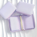A7 Zip | viele Farben | Saffiano Leder | goldene Ringe