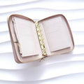 A7 Zip | viele Farben | Saffiano Leder | goldene Ringe