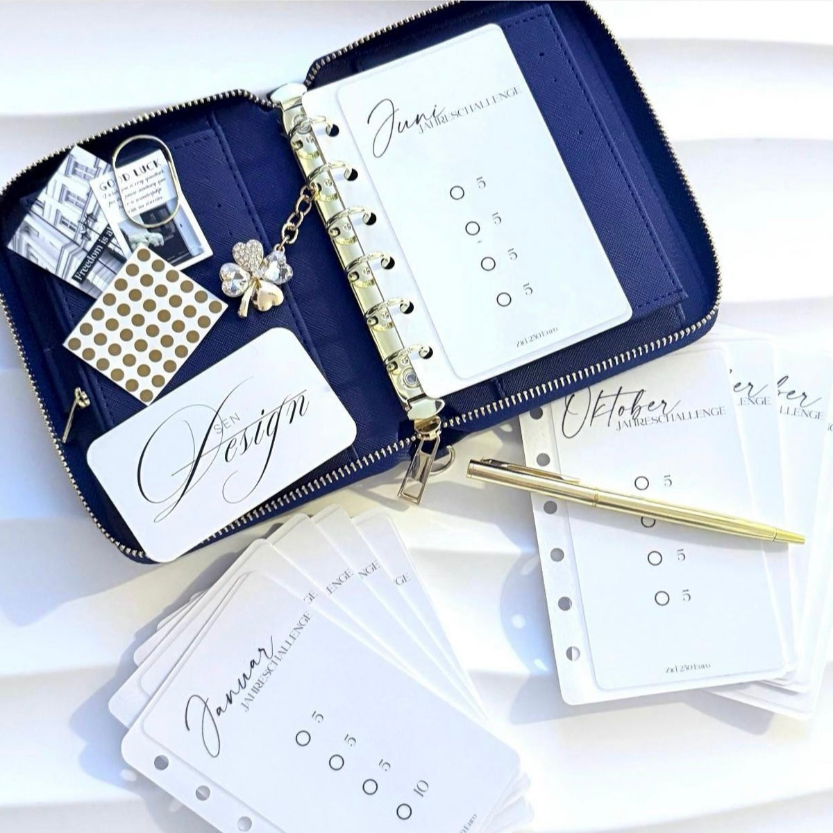 SET | A7 Zip | 500 Euro Sparchallenge | Saffiano Leder