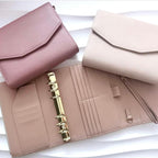 A6 Pocket | Litchi | goldene Ringe