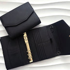 A6 Pocket | Litchi | goldene Ringe