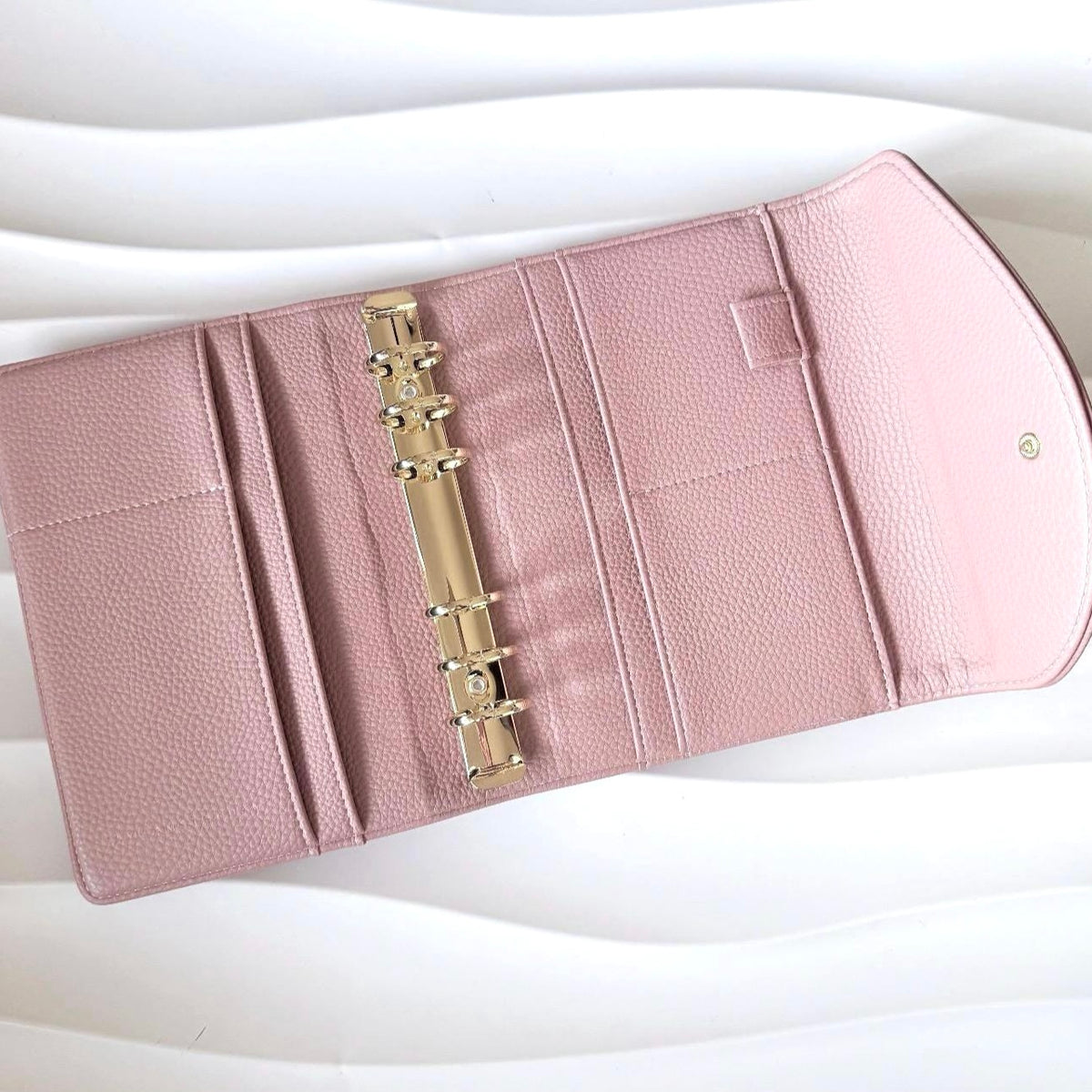 A6 Pocket | weiches Kiesel Leder | Altrosa | Beige