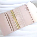 A6 Pocket | weiches Kiesel Leder | Altrosa | Beige