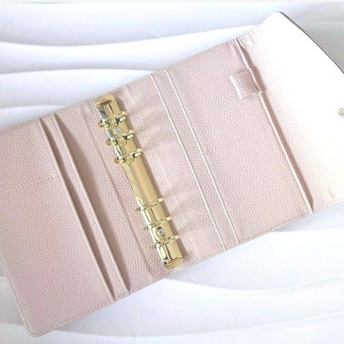 A6 Pocket | weiches Kiesel Leder | Altrosa | Beige