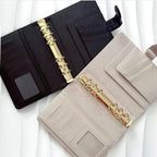 A6 | viele Farben | Saffiano Leder | goldene Ringe