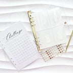 SET 5050 Euro Sparchallenge | A5 Transparent Gold | 100 Umschläge Spar Challenge