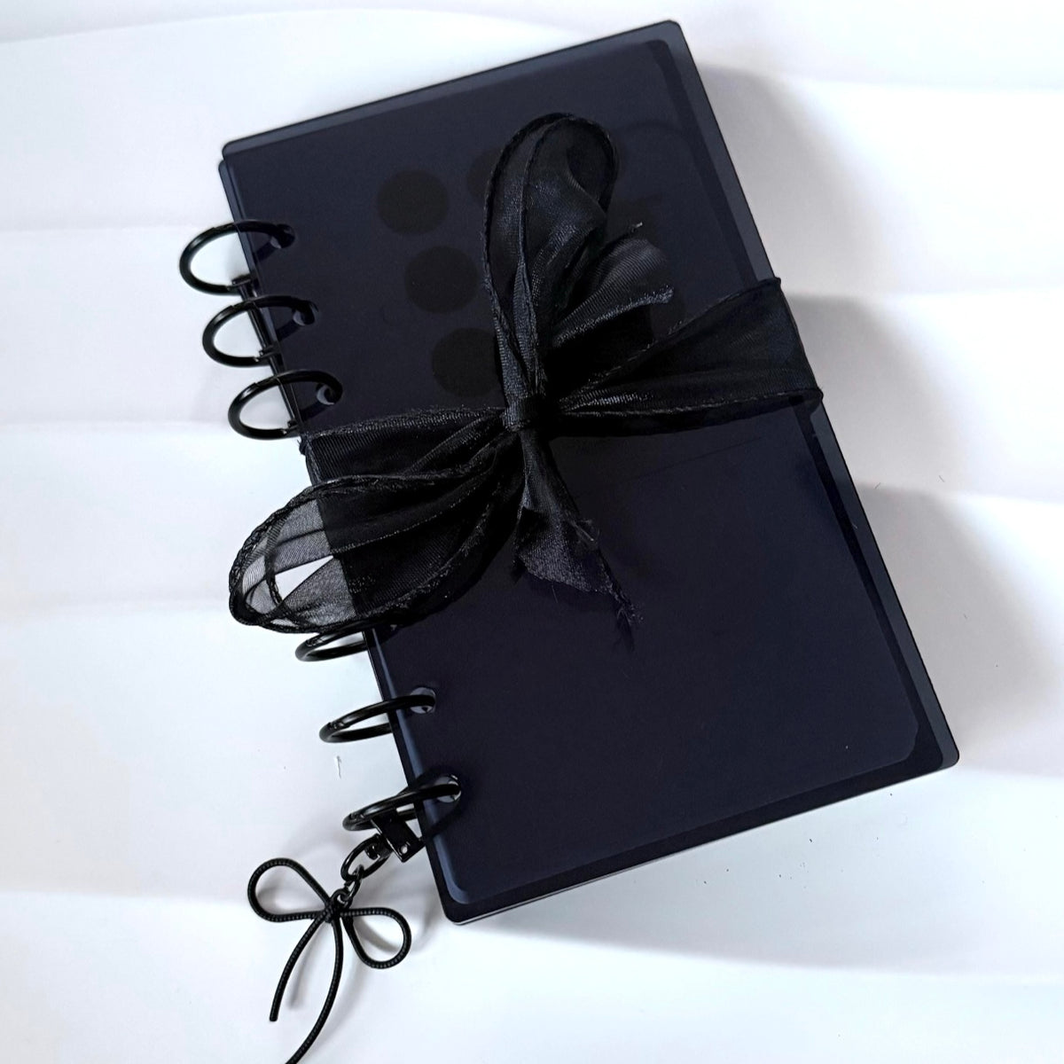 SET | A6 Black Edition | Acryl mit 1000 Euro Spar Challenges | schwarze Ringe