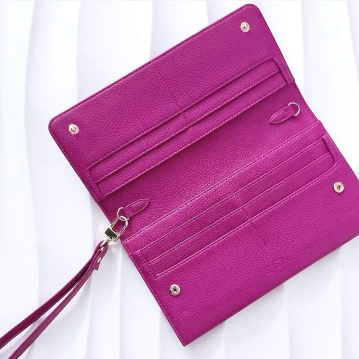 Cash Stuffing Wallet | pink | viele Kartenfächer