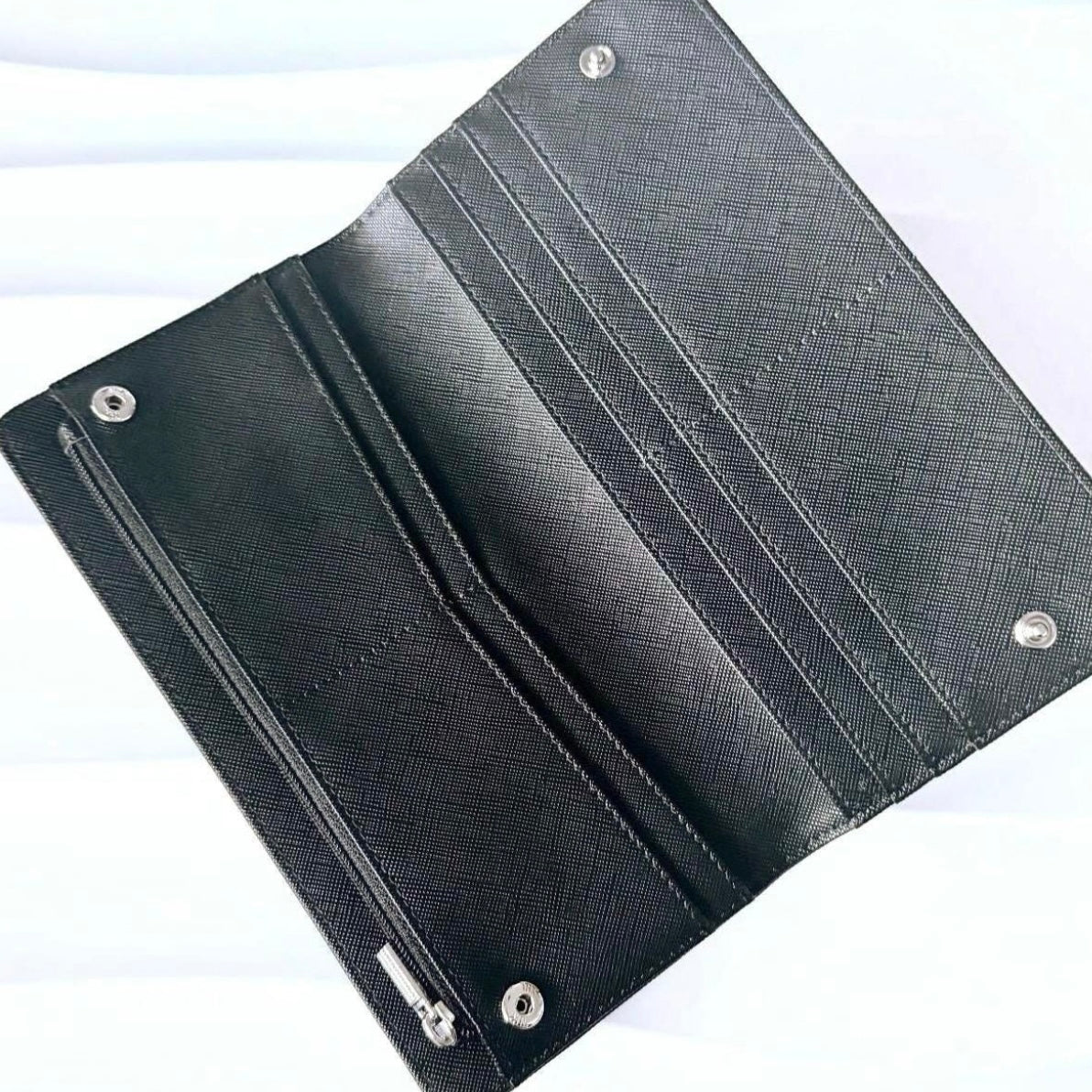 Cash Stuffing Wallet | Portemonnaie | Saffiano Leder
