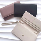 Wallet Portemonnaie Brieftasche | viele Farben | Saffiano Leder