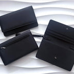 Wallet Portemonnaie Brieftasche | viele Farben | Saffiano Leder