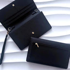 Wallet Portemonnaie Brieftasche | viele Farben | Saffiano Leder
