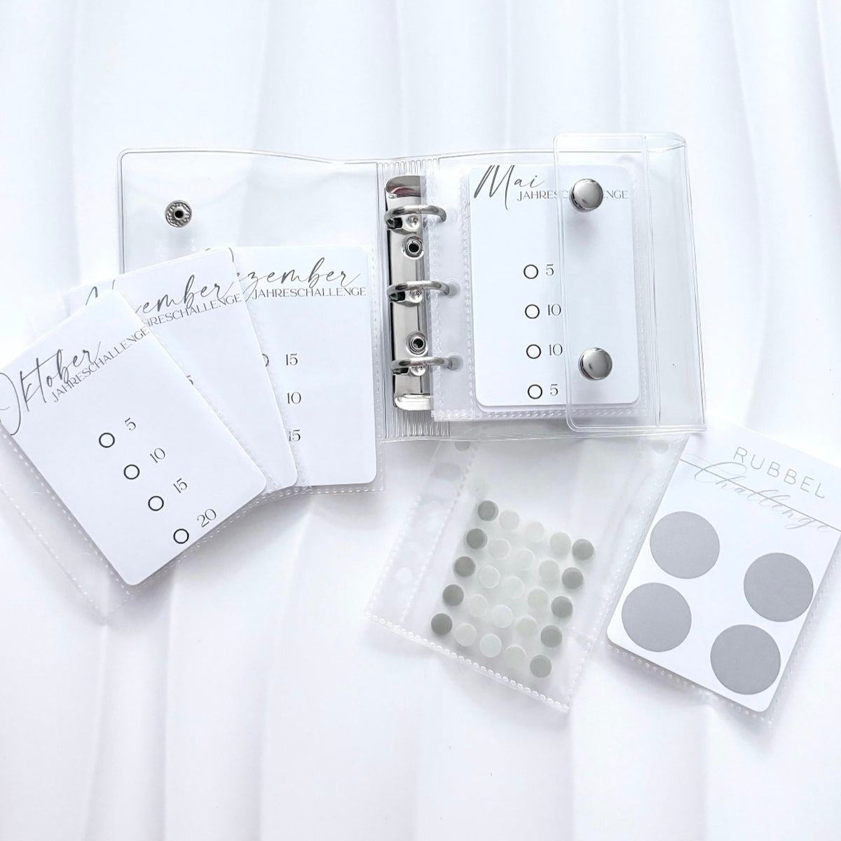 Set | Mini Transparent silber | mit 500 Euro Spar Challenge