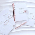 SET | A6 Transparent Rosegold | mit 1000 Euro Spar Challenge