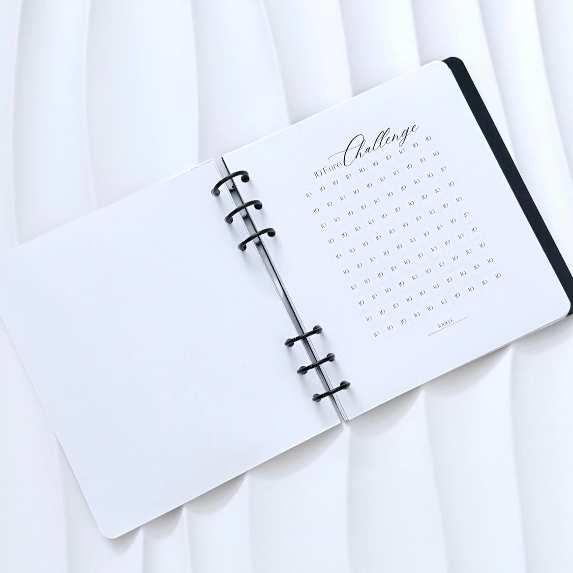 Spar Challenge Buch | Savings Challenge Book | mit Ringen