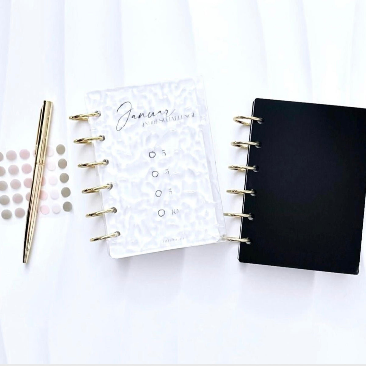 SET | A7 Acryl Ringbuch mit 500 Euro Spar Challenges